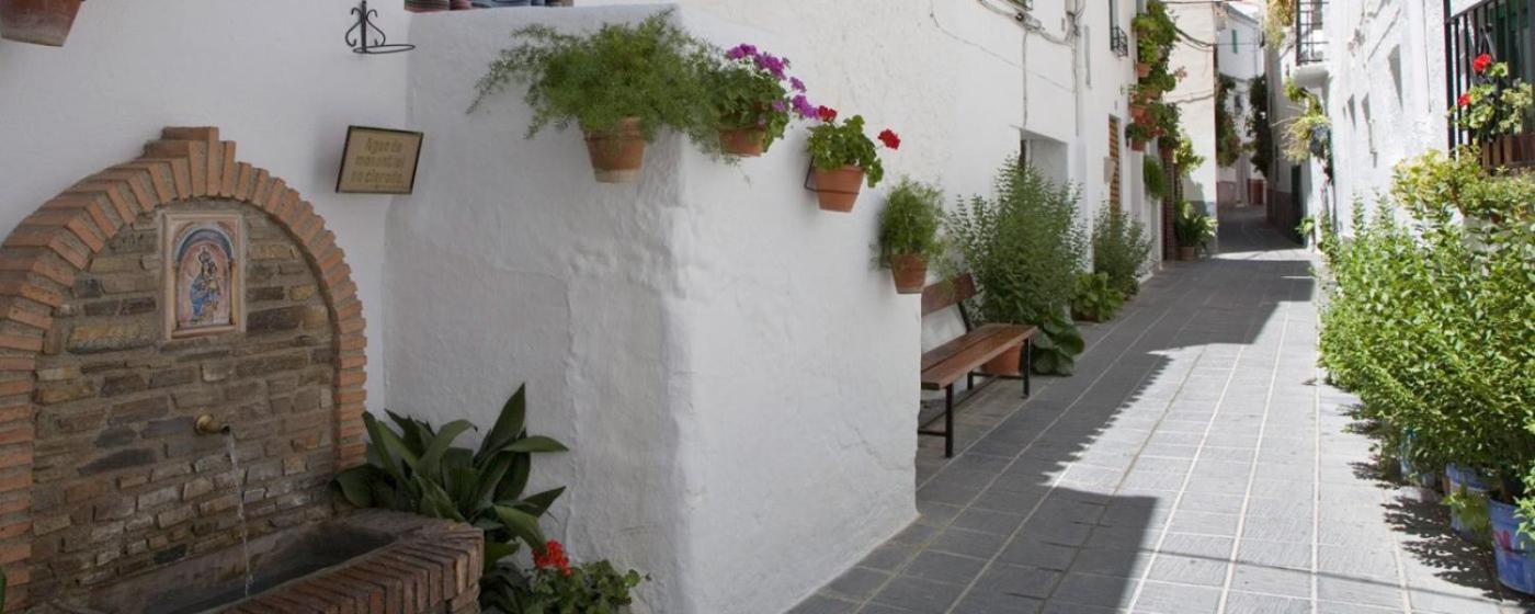 La Casa De La Plaza Apartamento Guejar Sierra Exterior foto